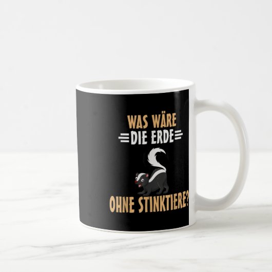 Skunks voor milieubescherming koffiemok (Rechts)
