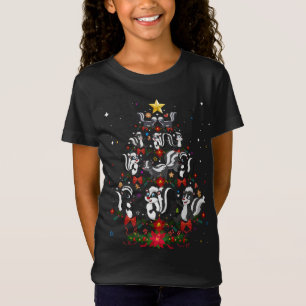 Skunks Xmas - boom - cadeau voor kunks - kerstmis T-shirt