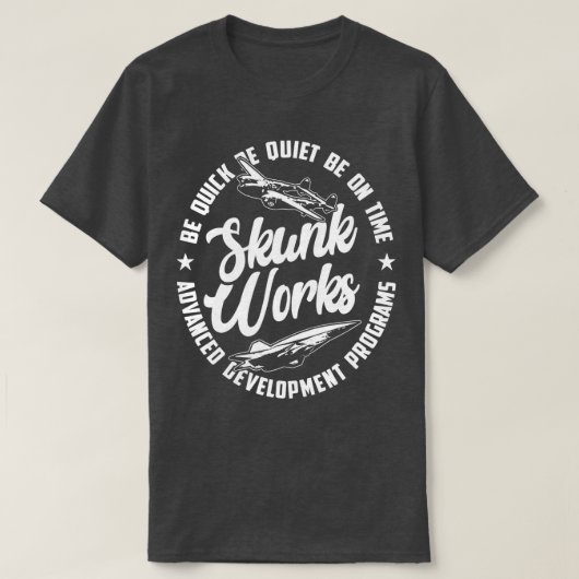 Skunkworks Lightning Advanced Development Programm T-shirt (Design voorkant)