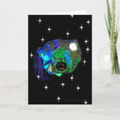 Skwot boven Master Asteroidhead met sterren Alien Kaart (Voorkant)