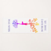 Sky, Aarde, Peace Yoga Mat (Voorkant (horizontaal))