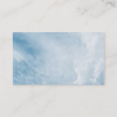 Sky and Clouds aangepaste sjabloon voor visitekaar Visitekaartje (Achterkant)