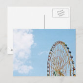 Sky and Ferris Wheel briefkaart (Voorkant / Achterkant)