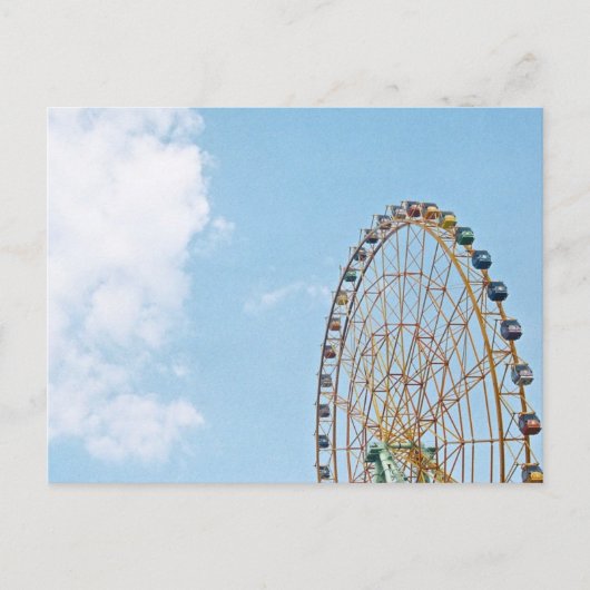 Sky and Ferris Wheel briefkaart (Voorkant)