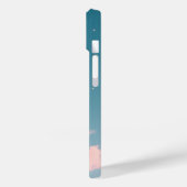 Sky and Moon esthetische IPhone 14 Hoesje (Achterkant / Links)