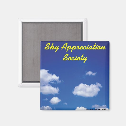 Sky Appreciation Society Magneet (Voorkant / Achterkant)