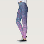 Sky at Dusk Alcohol Ink Abstract Leggings (Links)