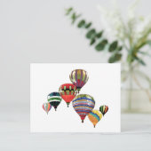 Sky Balloons ~ Briefkaart Modern (Staand voorkant)