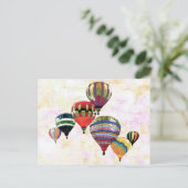 Sky Balloons ~ Briefkaart Modern (Staand voorkant)