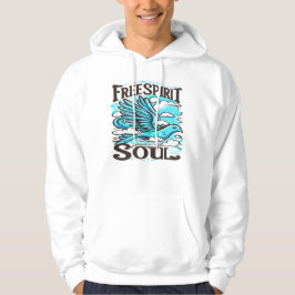 Sky Bird met Free Spirit en Soul Hoodie