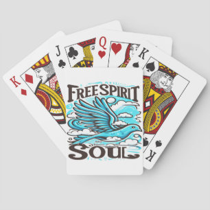 Sky Bird met Free Spirit en Soul Pokerkaarten