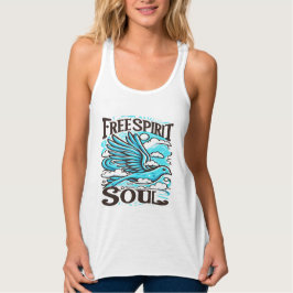 Sky Bird met Free Spirit en Soul Tanktop