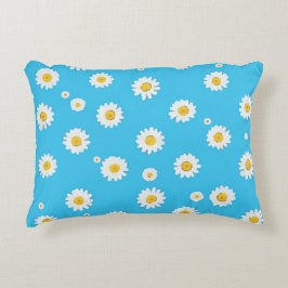 Sky Bloom Daisies Accent Kussen