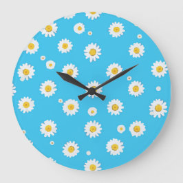 Sky Bloom Daisies Grote Klok