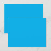 Sky Blue #00B0EF, Ball Blue Briefkaart (Voorkant / Achterkant)