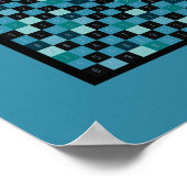 Sky Blue 1200 stuks pi Poster (Hoek)