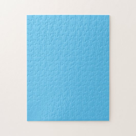 Sky Blue #5EC5F3, Blue Hosta Puzzle Legpuzzel (Verticaal)