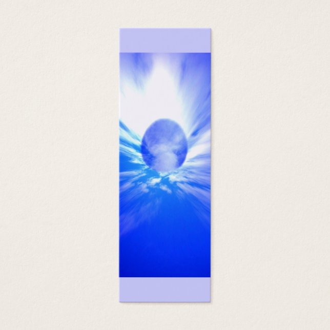 Sky Blue Angel, mini-Bladwijzer Mini Visitekaartjes (Voorkant)