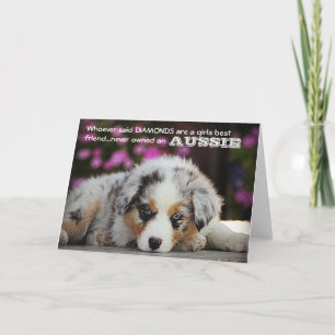 Sky Blue Aussies DIAMONDS Kaart