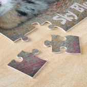 Sky Blue Aussies Puppy Puzzle Legpuzzel (Zijkant)