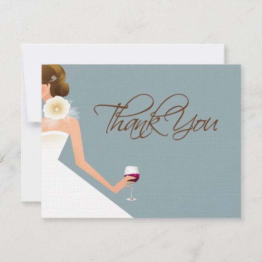 Sky blue bedankt je vrijgezellenfeest coördinaat (Voorkant)