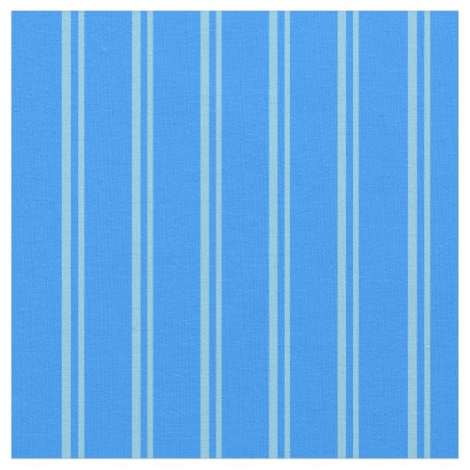 Sky Blue & Blue Striped/Lined Pattern Stof (Close Up)