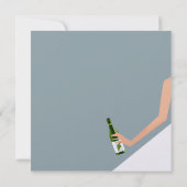 sky blue bridal - doucheuitnodiging kaart (Achterkant)