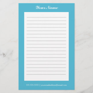 Sky Blue Briefpapier