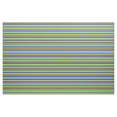 Sky Blue, Brown, Chartreuse, Mint Cream & Black Stof (Fat Quarter)
