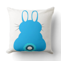 Sky Blue Bunny Sierkussen