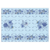 Sky Blue Butterfly Flower Medow Tafelkleed (Voorkant (Horizontaal))