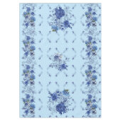 Sky Blue Butterfly Flower Medow Tafelkleed (Voorkant)