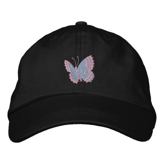 Sky Blue Butterfly gebrand Pet (Voorkant)