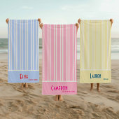 Sky Blue City Chic Bachelorette Strandlaken