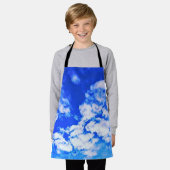 Sky Blue Clouds Schort (Gedragen)