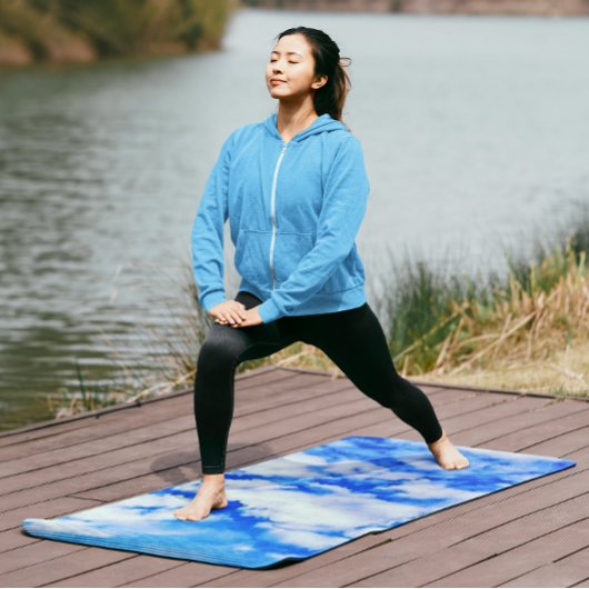 Sky Blue Clouds Yogamat