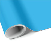 Sky Blue Color Background Decor Cadeaupapier (Rol Hoek)