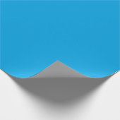 Sky Blue Color Background Decor Cadeaupapier (Hoek)