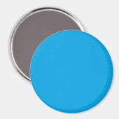 Sky Blue Color Background Decor Magneet (Voorkant / Achterkant)