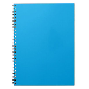 Sky Blue Color Background Decor Notitieboek