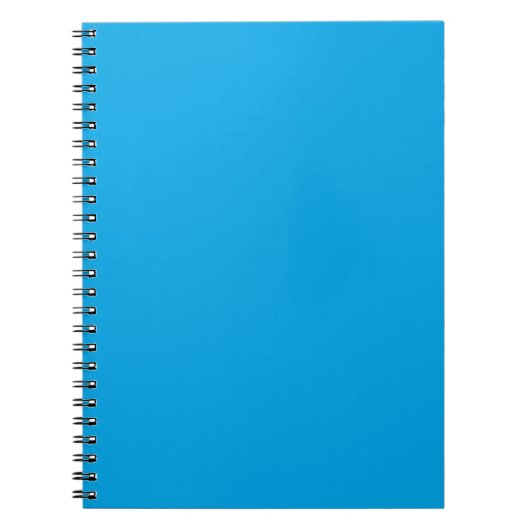 Sky Blue Color Background Decor Notitieboek (Voorkant)