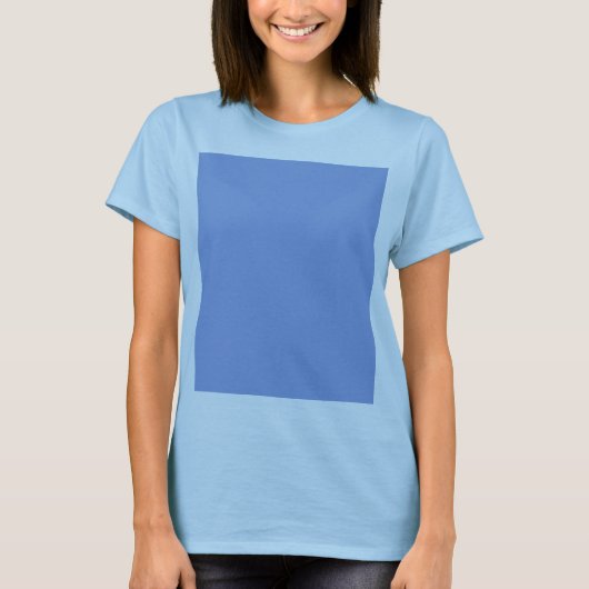 Sky Blue Color T-shirt (Voorkant)