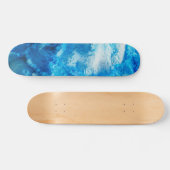 Sky Blue Coral Skateboard (Horizontaal)