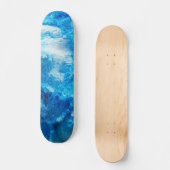 Sky Blue Coral Skateboard (Voorkant)