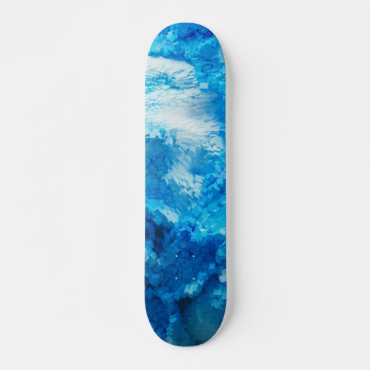 Sky Blue Coral Skateboard (Voorkant)
