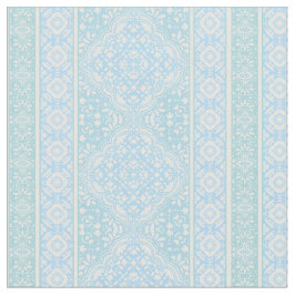 Sky Blue Decorative Boho Tegel Pattern Stof
