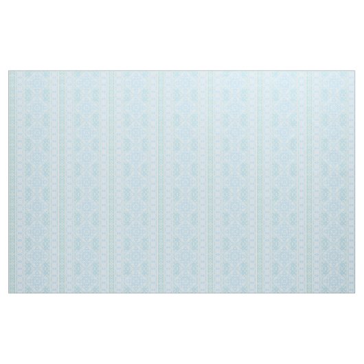 Sky Blue Decorative Boho Tegel Pattern Stof (Fat Quarter)
