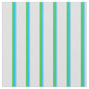Sky Blue, Deep Sky Blue, Lime Green & Lavender Stof