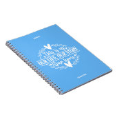 Sky Blue Dit is ons verhaal, ons thuis Notitieboek (Rechterzijde)