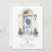 Sky Blue Doorway Nieuwe woning verhuizen Aankondiging (Voorkant)